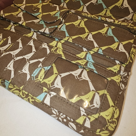 Vera Bradley Sitting In A Tree Women's TriFold Wallet - Picture 10 of 13